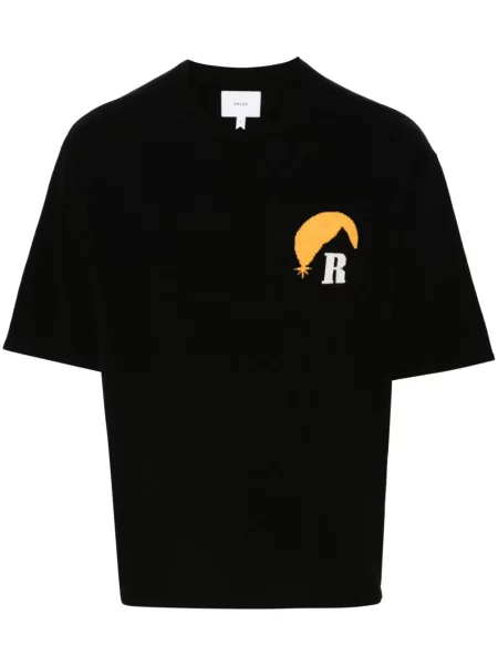 Tricou Rhude tricotate negru