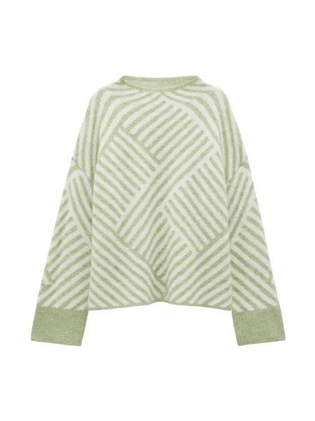 Lniany sweter Someday zielony