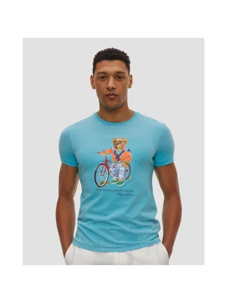 Pánske Tričko Polo Ralph Lauren modrá