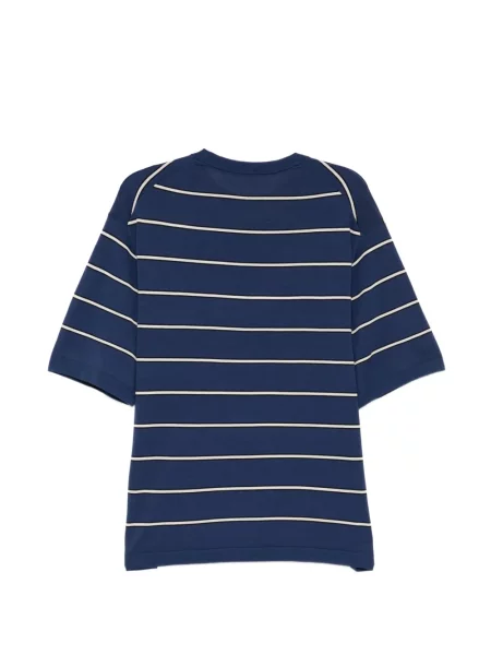 Scurt tricou Croquis albastru