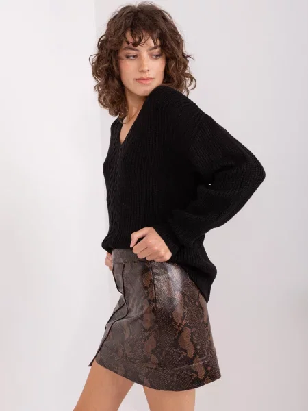 Pulover Fashionhunters negru