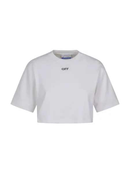Koszulka Off-white z nadrukiem biała