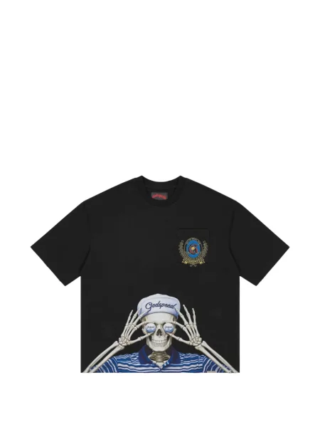 Tricou Godspeed cu imagine negru