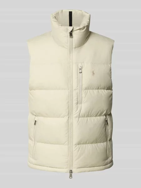 Polo Ralph Lauren bezrękawnik niemowlęcy zimowy beżowy