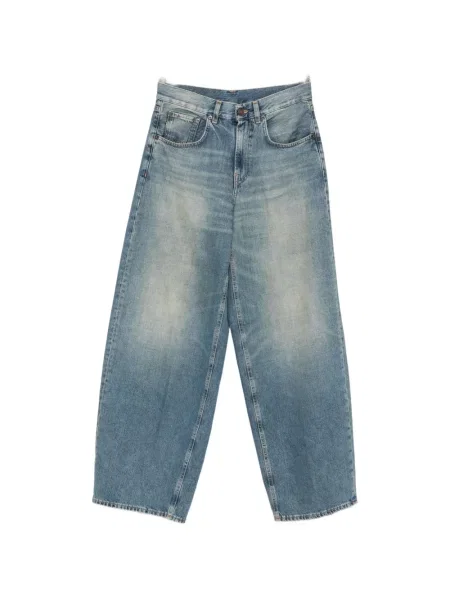 Blugi cu picior larg 6397 albastru