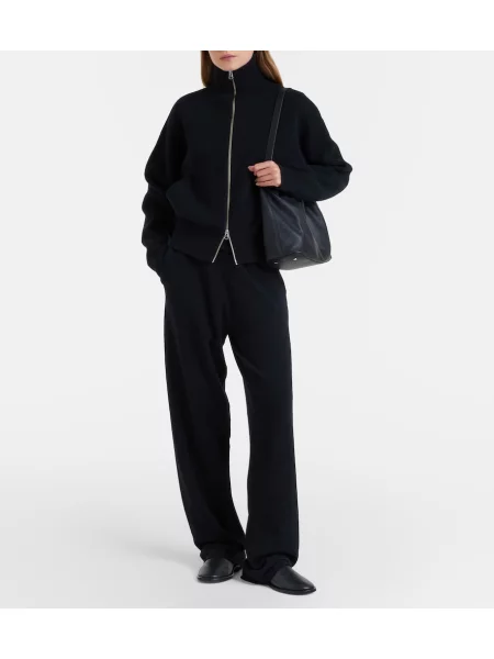 Pulover Extreme Cashmere din cașmir negru