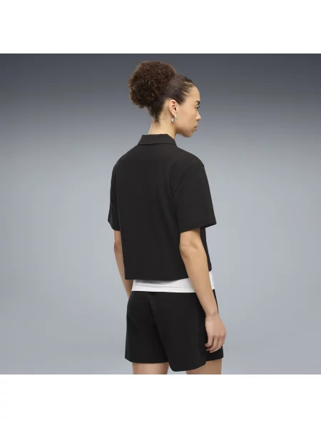 Koszulka polo PUMA Class o luÅºnym kroju OdzieÅ¼ S czarny