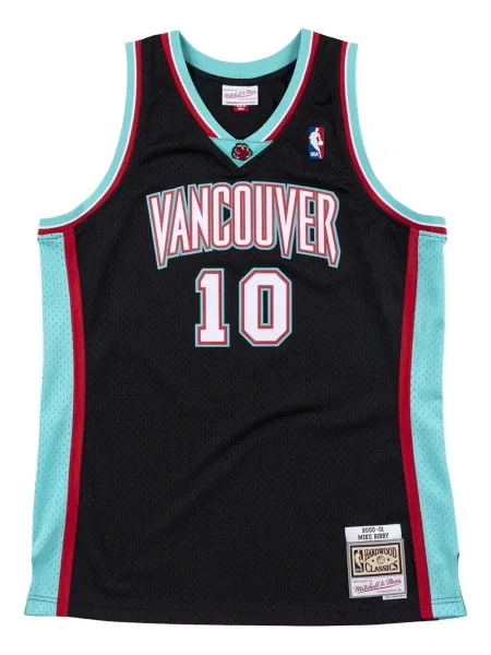 Cămașă Mitchell & Ness din jerseu negru