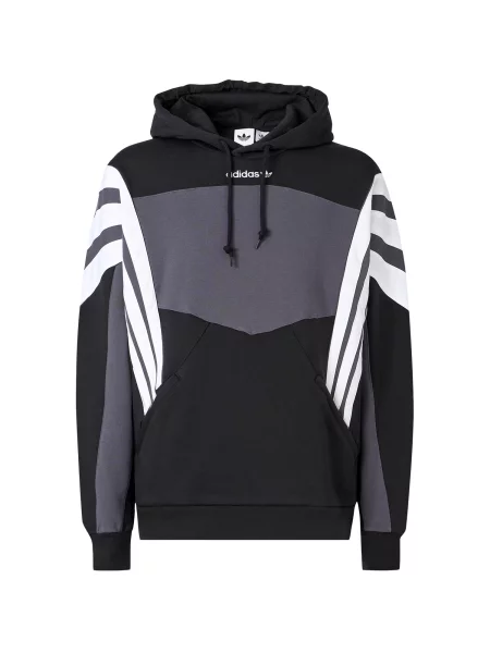 ADIDAS ORIGINALS Majica SANTIAGO siva / črna bela