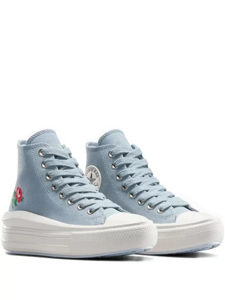 Běžecké tenisky Converse Chuck 70 s otevřenou patou s výšivkou modré