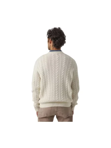 Dzianinowy sweter Scotta beżowy
