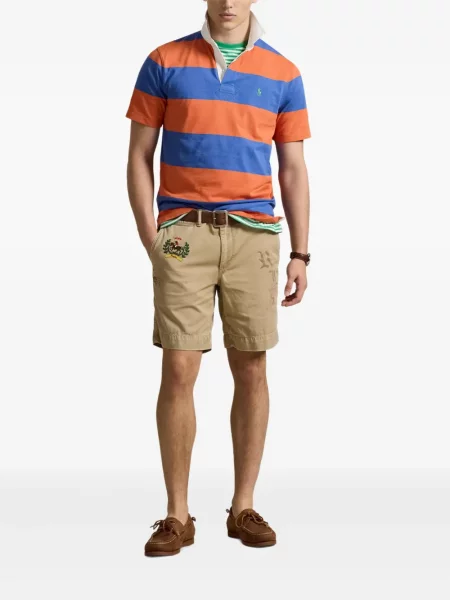 Кожени чорапи Polo Ralph Lauren с отворена пета с пейсли десен бяло