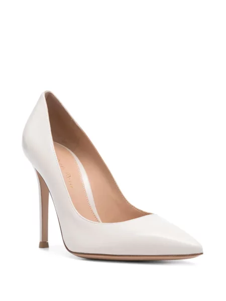 Pantofi cu toc Gianvito Rossi alb