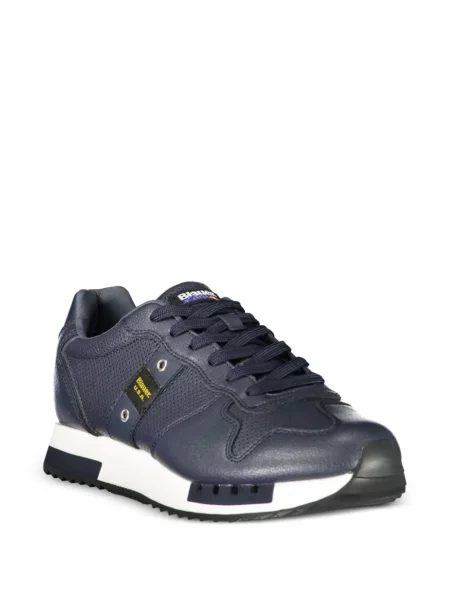 Sneakerși Blauer din piele albastru