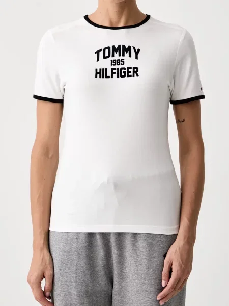Tommy Hilfiger тениска дамска от с бяло