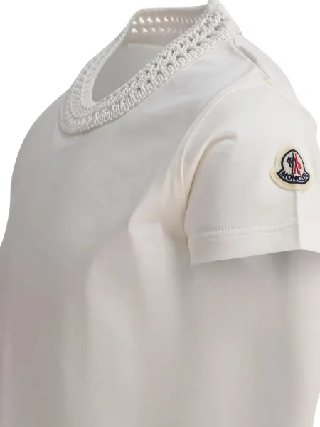 Koszulka dziecięca Moncler Enfant biała