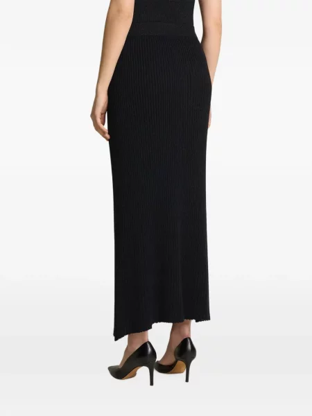 Fustă tip creion Kiton tricotate negru