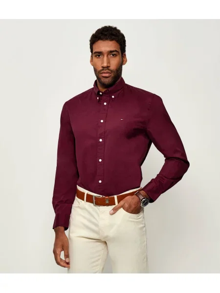 Tommy Hilfiger Cămașă Vișiniu Regular Fit