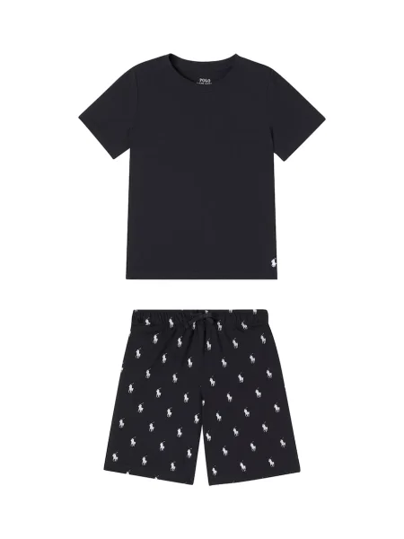 Πιτζάμας Polo Ralph Lauren μαύρο