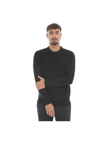 Sweter Emporio Armani Ea7 wełniany czarny