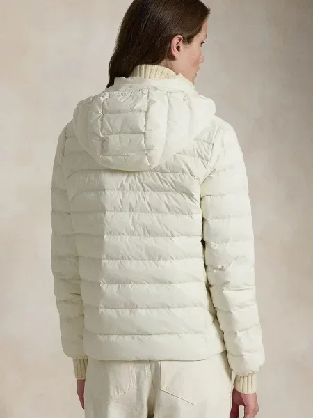 Polo Ralph Lauren Prechodná bunda krémová / tmavomodrá béžová