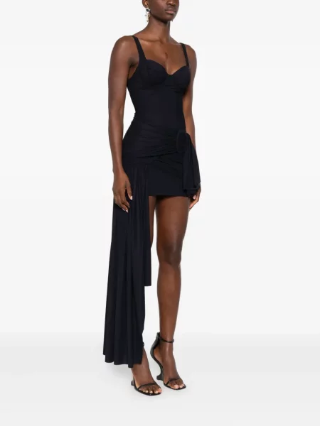 Rochie midi Balenciaga până la genunchi de costum negru