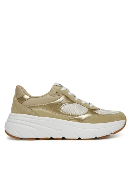 Sneakersy Twinset zamszowe żółte