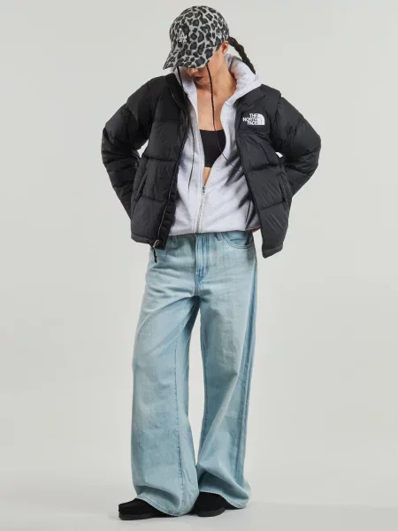 Páperová bunda The North Face Retro Nuptse čierna