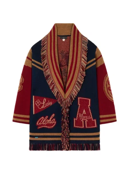 Cu centură cardigan Alanui albastru