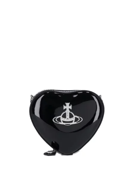 Geanta de piele Vivienne Westwood din piele negru
