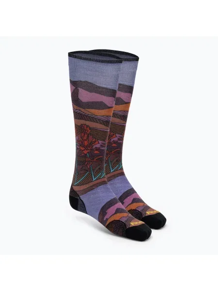Smartwool șosete de schi pentru femei Ski Zero Cushion Floral Field Print OTC picante