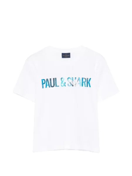 Koszulka dziecięca Paul & Shark biała