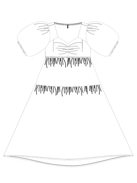 Sukienka maxi Marisse biała