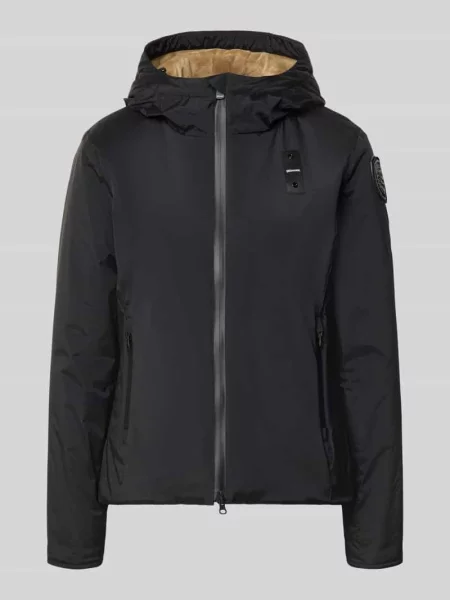 Kurtka z detalem z logo krój regular fit model ERIE' Blauer czarna