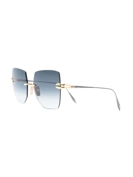 Spalvų gradiento rašto saulės akiniai Dita Eyewear juoda