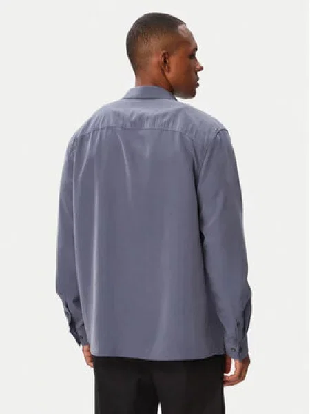 Calvin Klein Marškiniai Ls Drapey violetinė