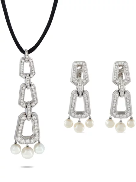 Cercei Cartier cu perle