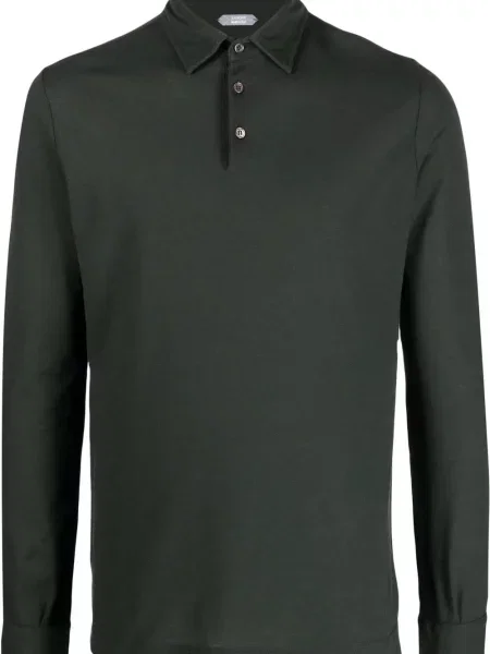 Tricou polo Zanone verde