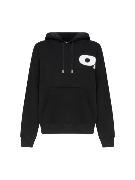 Bluza z kapturem Off-white z kapturem z dżerseju biała