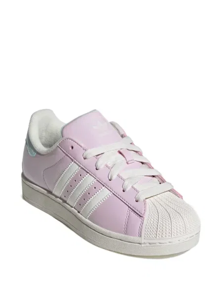 Маратонки Adidas Superstar с връзки с дантела розово