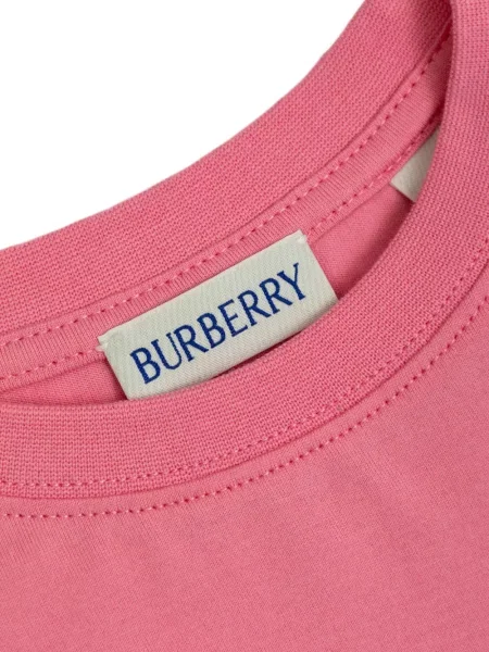 Koszulka dziecięca Burberry różowa