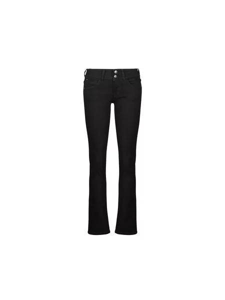 Ravne kavbojke Pepe Jeans črna