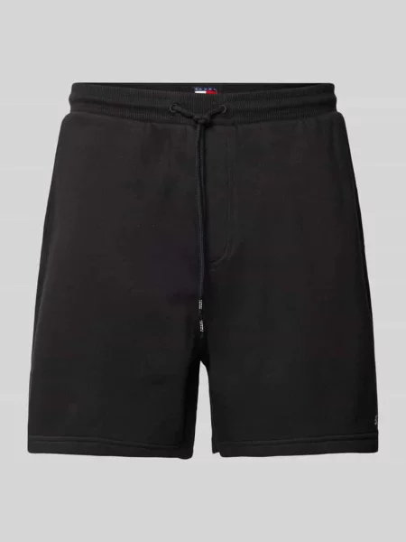 Tommy Jeans Szorty Dresowe schwarz czarne