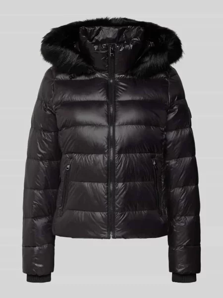 Kurtka puchowa o kroju slim fit z efektem błyszczącym Tommy Hilfiger