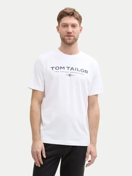 TOM TAILOR Tričko marine modrá bílá