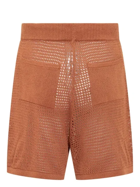 Pantaloni scurți Nanushka tricotate portocaliu