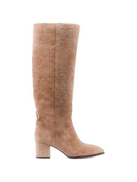 Botine Toral Shoes din piele de căprioară maro