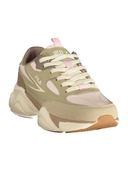 Sneakersy Fila skórzane beżowe