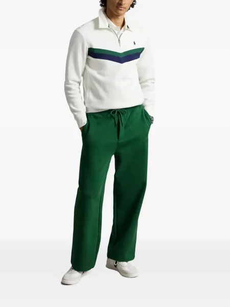 Șosete Polo Ralph Lauren cu model herringbone cu broderie plasă albastru