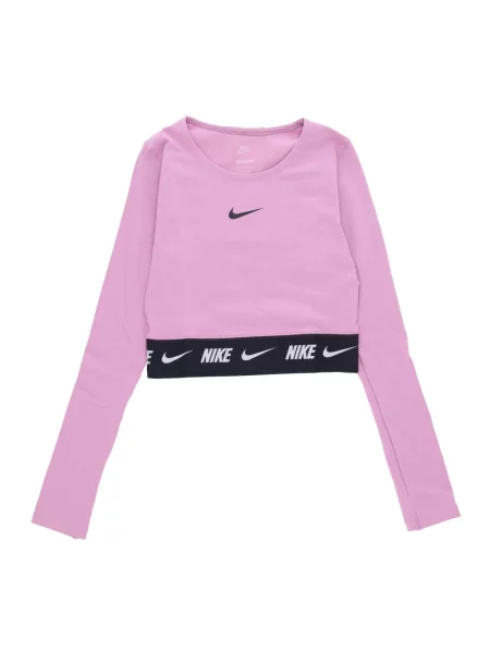 Krótki top Nike z krótkim rękawem różowy